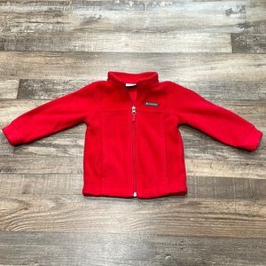Columbia • red full zip fleece